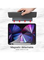 magnetic Case for iPad Pro 11 Case 2022/ 2021 /air4/air5 10.9 "/ ipad air6/air7 11" with Pencil Holder Premium Protective Case Cover with Soft TPU Back and Auto Sleep/Wake Feature for iPad Pro 11 comaptiple with (A2228 / A2231 / A2068 / A2230) , Black - Image 7