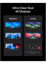 Anker Anker Prime Charging Docking Station, 14-Port with 160W Max Output and Built-In GaN AC-DC Power, 10Gbps Data Transfers, Real-Time Smart Interface, Dual 4K Displays for MacBook, Dell, Phones, and More - Image 7