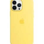 Apple iPhone 13 Pro Silicone Case With MagSafe Lemon Zest