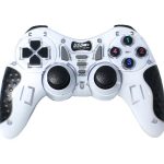 Zero Wireless Gamepad - 7 in 1 for PS1, PS2, PS3, Laptop, PC, USB, Android TV, Android Media Box - with battery - White Color