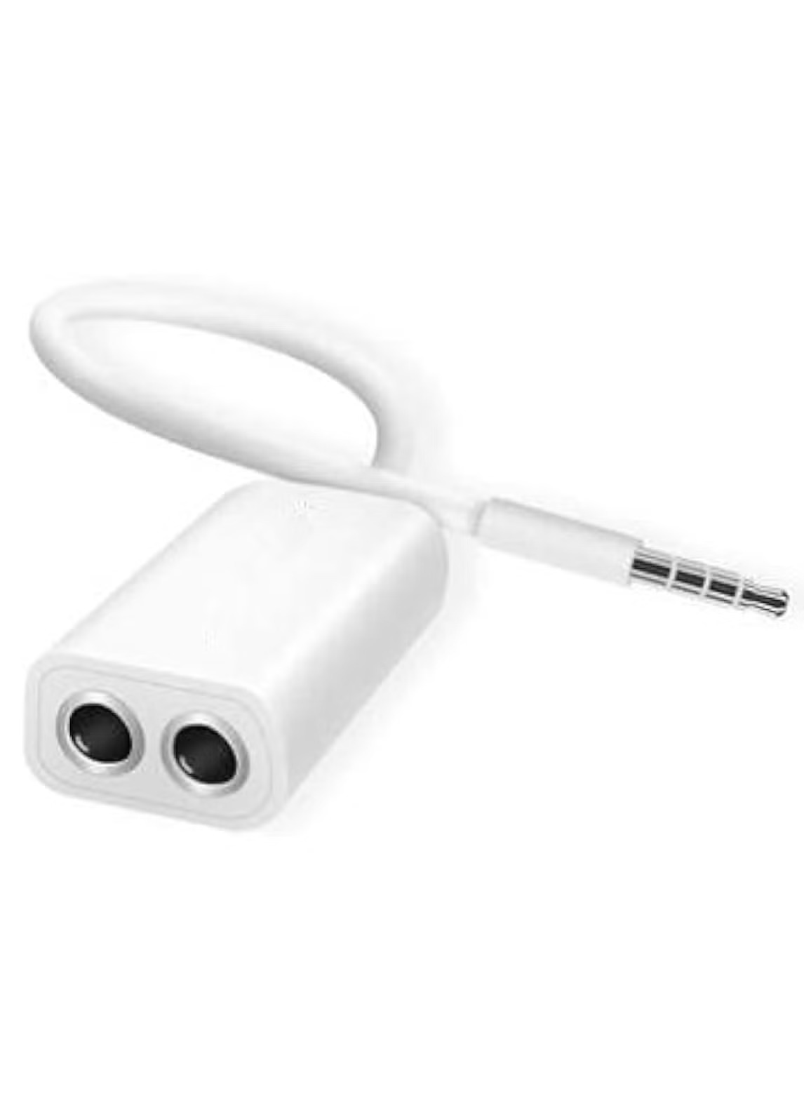 imgi_201_792ebcdd-6e17-4dd4-a Headphone splitter audio cable 3.5mm male to 2 female jack 3.5mm splitter adapter aux cable for for iphone for samsung mp3 player (white 0.17m) - Image 1