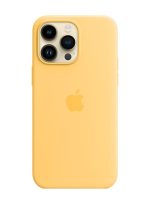 Apple iPhone 14 Pro Max Silicone Case with MagSafe Sunglow