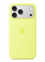 Apple iPhone 17 Pro Max Silicone Case with MagSafe – Neon Yellow