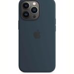 Apple iPhone 13 Pro Silicone Case with MagSafe Abyss Blue