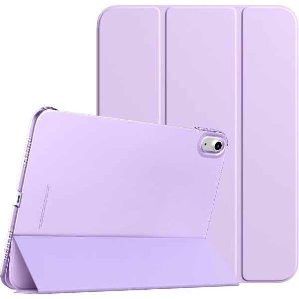 magnetic Case for iPad 10th/11th Generation Case 2022 Magnetic iPad 10 Case, Practical Magnetic Attachment, Two Way Trifold Stand, Lightweight Protection, Auto Sleep/Wake, purple