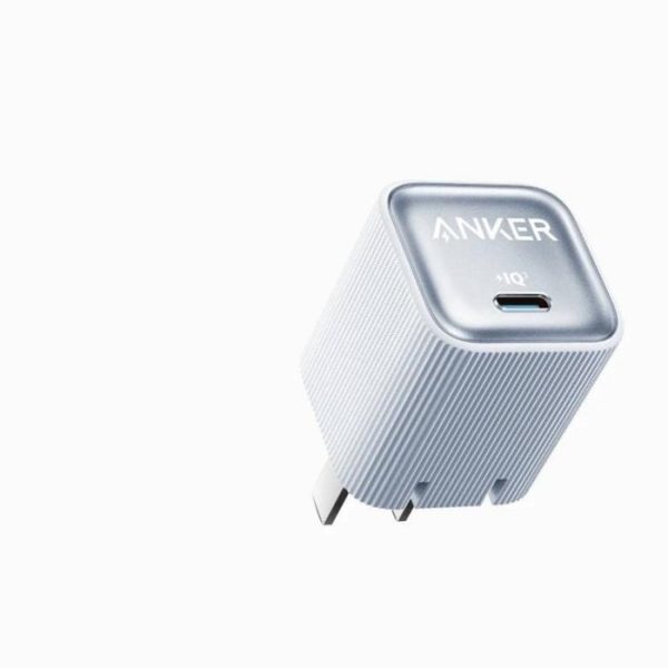 ANKER A2339 35W IQ Nano Charger  GaN USB C PD Fast Charging Compact Adaptor  Smart Safe Travel Power Plug - Blue