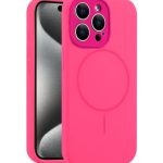 Silicon cover Compatible with iPhone 13 pro max Case, Liquid Silicone Case, Full Body Protective Cover, Shockproof, Slim Phone Case, Anti-Scratch Soft Microfiber Lining – Pink