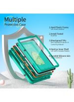 for iPad (A16) 11th/10th Generation Dinosaur Case for Kids Boys with Built in Screen Protector & Stand, Rugged Shockproof 3D Cute Cartoon Design, Strap Hangs in Car, Green - Image 4