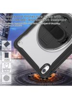 case for iPad (A16) 11th/10th Generation 11/10.9 inch 2025/2022,Rugged Shockproof Protective Cover with 360° Rotating Hand Strap/Stand,Screen Protector,Pencil Holder, pen, Black - Image 4