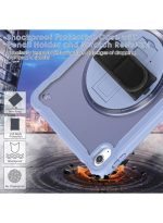 case for iPad (A16) 11th/10th Generation 11/10.9 inch 2025/2022,Rugged Shockproof Protective Cover with 360° Rotating Hand Strap/Stand,Screen Protector,Pencil Holder, pen, blue - Image 2