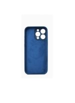 Silicon cover Compatible with iPhone 12 pro max Case, Liquid Silicone Case, Full Body Protective Cover, Shockproof, Slim Phone Case, Anti-Scratch Soft Microfiber Lining – Dark blue - Image 2