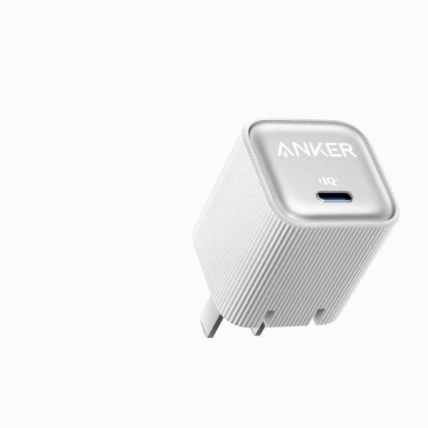ANKER A2339 35W IQ Nano Charger  GaN USB C PD Fast Charging Compact Adaptor  Smart Safe Travel Power Plug - White