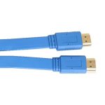 Flat HDMI To HDMI Cable Blue