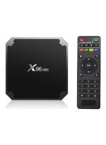 Mini Smart Android 7.1.2 Tv Box Amlogic S905W Quad Core H.265 Support 2.4Ghz Wifi 4K H.265 100M Lan 2Gb Ram + 16Gb Rom Media Player AZ-8451 Black