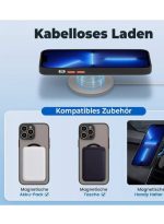 Magnetic Case for iPhone 13 pro , Compatible with Wireless Charging [Silky Touch] [Matte PC Back] TPU Bumper Shockproof Slim Thin Phone - Black - Image 5