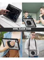 Case for iPad Air 11 inch M3/M2(2025/2024) and Air 5th/4th Generation 10.9‘’ & Pro 11inch 4th/3rd/2nd/1st(22/21/20/18) Cover with Pencil Holder,Screen Protector,Hand Stand, pen, Black - Image 4