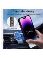 Magnetic Case for iPhone 13 pro max , Compatible with Wireless Charging [Silky Touch] [Matte PC Back] TPU Bumper Shockproof Slim Thin Phone - Black - Image 3
