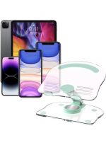 S882 Tablet and Laptop Holder, Foldable Acrylic Desk Mount Stand, Features a Spiral Design for Easy Rotation, Rotates 360 Degrees, 180 Angles - Image 5