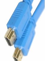 Flat HDMI To HDMI Cable Blue - Image 5