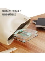 S882 Tablet and Laptop Holder, Foldable Acrylic Desk Mount Stand, Features a Spiral Design for Easy Rotation, Rotates 360 Degrees, 180 Angles - Image 6