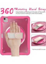 Case for iPad Air 11 inch M3/M2(2025/2024) and Air 5th/4th Generation 10.9‘’ & Pro 11inch 4th/3rd/2nd/1st(22/21/20/18) Cover with Pencil Holder,Screen Protector,Hand Stand, pen, Pink - Image 2