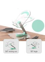 S882 Tablet and Laptop Holder, Foldable Acrylic Desk Mount Stand, Features a Spiral Design for Easy Rotation, Rotates 360 Degrees, 180 Angles - Image 9