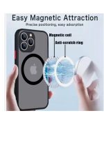Magnetic Case for iPhone 11 pro max , Compatible with Wireless Charging [Silky Touch] [Matte PC Back] TPU Bumper Shockproof Slim Thin Phone - Black - Image 3