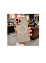 Magnetic Case for iPhone 16 pro , Compatible with Wireless Charging [Silky Touch] [Matte PC Back] TPU Bumper Shockproof Slim Thin Phone Case - Pink - Image 2