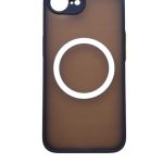 Magnetic Case for iPhone 16e, Compatible with Wireless Charging [Silky Touch] [Matte PC Back] TPU Bumper Shockproof Slim Thin Phone Case - blue