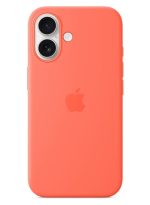 Apple Apple iPhone 16 Silicone Case with MagSafe Tangerine