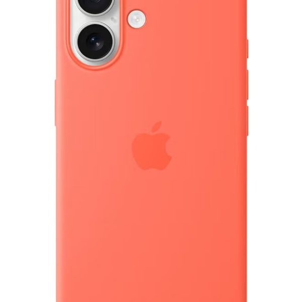 Apple Apple iPhone 16 Silicone Case with MagSafe Tangerine
