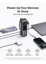 Anker Anker Zolo A1695 Power Bank 25000mAh, 165W Ultra-Fast Portable Charger with Built-in USB Type-C and Retractable Cable, High-Capacity External Battery Pack for Laptops, Tablets, Smartphones, and More - Image 6