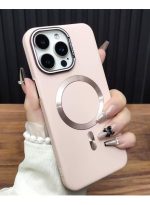 Premium Meg-safe Slim Case Iphone 15 Pro Max Wireless Charging – Pink - Image 2