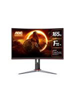 AOC C24G2 23.6-Inch (VA / 1500R) Curved Gaming Monitor, 1920 × 1080 (FHD), 165Hz, 1ms, HDR Mode Visual Enhancement, VGA x 1, HDMI 1.4 x 2, DisplayPort 1.2 x 1, Adaptive Sync Anti-tearing Technology Black