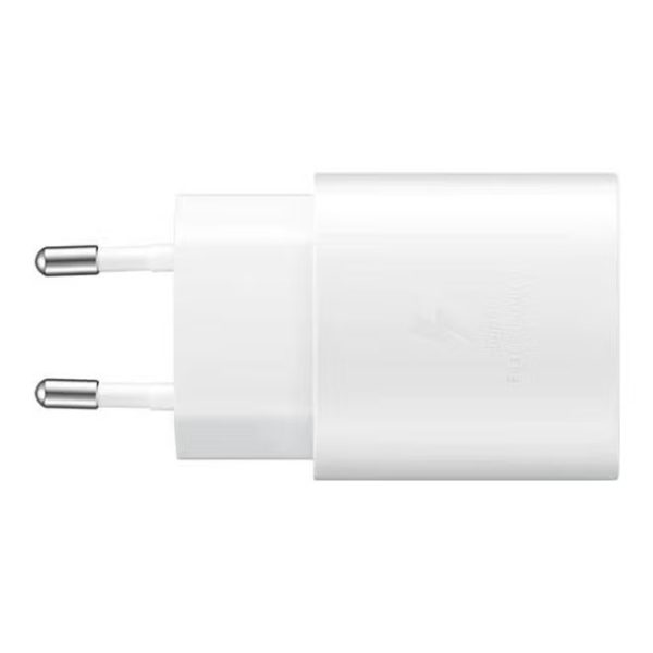 Samsung 25W Travel Adapter + C To C Cable White