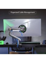 NB NORTH BAYOU A5 Heavy-Duty Monitor Arm - Supports 2–18kg - Fits Up to 50" Display - Single Arm with Full Tilt & Rotation - VESA 75x75/100x100 Compatible - Ideal for Gaming & Daily Use - Image 8