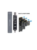 To NVME M-key M.2 NGFF SATA SSD PCBA Case Combo Type-C & USB3.0 RTL9210B Chipset 2280 / 2260 / 2242 /2230 mm Adapter with hard disk NVMe 256GB - Image 3