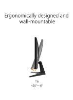 ASUS TUF VG279QM1A Gaming Monitor, 27" FHD Fast IPS Display, 280Hz Refresh Rate, 1ms (GtG) Response Time, G-Sync & FreeSync Premium Technology, HDR10 Support, 16.7M Display Colors, 178° Wide Viewing Angles, ASUS Extreme Low Motion Blur (ELMB), Adjustable Height, Tilt, Swivel, VESA Mount Compatible, Blue Light Filter, Flicker-Free Technology, 90LM05X0-B01370 Black - Image 2