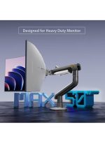 NB NORTH BAYOU A5 Heavy-Duty Monitor Arm - Supports 2–18kg - Fits Up to 50" Display - Single Arm with Full Tilt & Rotation - VESA 75x75/100x100 Compatible - Ideal for Gaming & Daily Use - Image 2