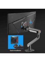 NB NORTH BAYOU A5 Heavy-Duty Monitor Arm - Supports 2–18kg - Fits Up to 50" Display - Single Arm with Full Tilt & Rotation - VESA 75x75/100x100 Compatible - Ideal for Gaming & Daily Use - Image 3