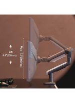 NB NORTH BAYOU A5 Heavy-Duty Monitor Arm - Supports 2–18kg - Fits Up to 50" Display - Single Arm with Full Tilt & Rotation - VESA 75x75/100x100 Compatible - Ideal for Gaming & Daily Use - Image 7
