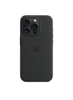 Apple iPhone 15 Pro Silicone Case with MagSafe - Black