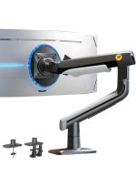 NB NORTH BAYOU A5 Heavy-Duty Monitor Arm - Supports 2–18kg - Fits Up to 50" Display - Single Arm with Full Tilt & Rotation - VESA 75x75/100x100 Compatible - Ideal for Gaming & Daily Use