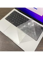 Transparent Silicone Keyboard Cover Skin for MacBook Air 13.6 Inch A2681 M2 Chip/MacBook Pro 14 Inch Model A2442 M1 Pro/Max MacBook Pro 16 Inch Model A2485 M1 Pro Max Chip US Layout - Image 3
