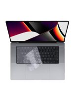 Transparent Silicone Keyboard Cover Skin for MacBook Air 13.6 Inch A2681 M2 Chip/MacBook Pro 14 Inch Model A2442 M1 Pro/Max MacBook Pro 16 Inch Model A2485 M1 Pro Max Chip US Layout