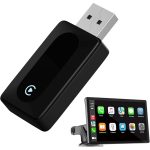 P100 Wireless Car Adapter, 6 GHz, WiFi and Bluetooth 5.4 Connection, Maximum Freedom for Your Smartphone in the Car, Compatible with Android Auto and iOS USB-A Plug & Play