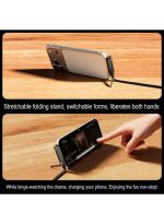 2 in 1 Charging Cable 240W, Multi Charger Cord with Type C Multi-Angle Adjustable Stand,Fast Charging Data Sync Cable for Smartphones, Tablets, Laptops, Gaming Devices - Image 3