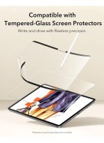 Magnetic paper-touch screen protector for iPad Air 6 11-inch M3/M2 (7th/6th generation, 2025/2024), for writing and drawing as if you were writing on paper, removable and reusable, compatible with tempered film, matte, anti-reflective, washable - Image 2