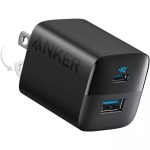 Anker 323 Charger 33W, 2 Port USB C, USB A Compact Charger with Foldable Plug