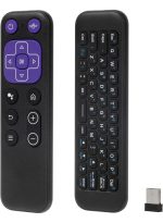 T6 Air Mouse Keyboard Remote Rechargeble 2.4G+BT5.2 Mini Wireless Keyboard Flying Mouse Remote 7 Color Backlit Motion Sensing for Android TV Box/PC/Smart TV - Image 6